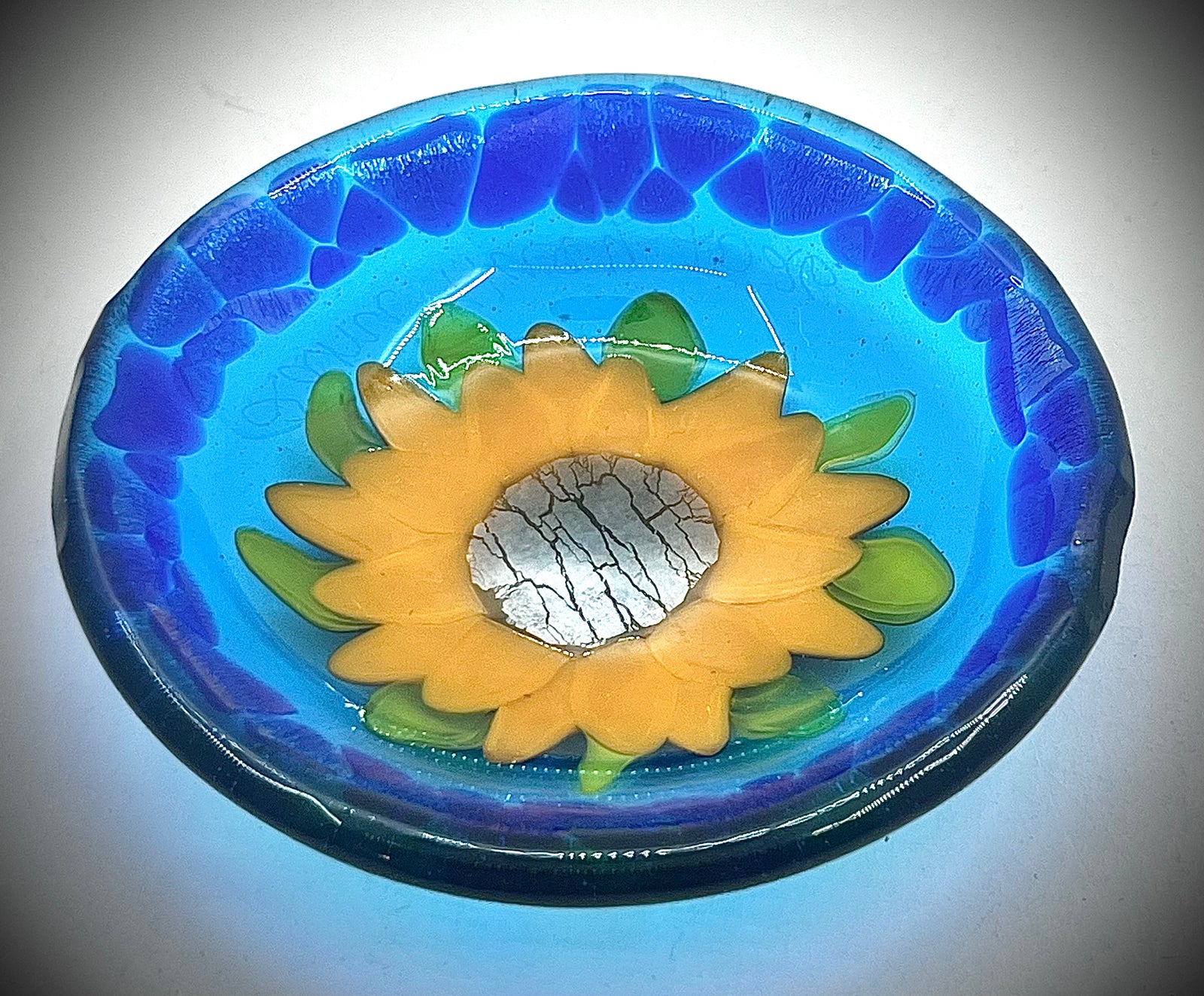 Small Yellow Flower Dish