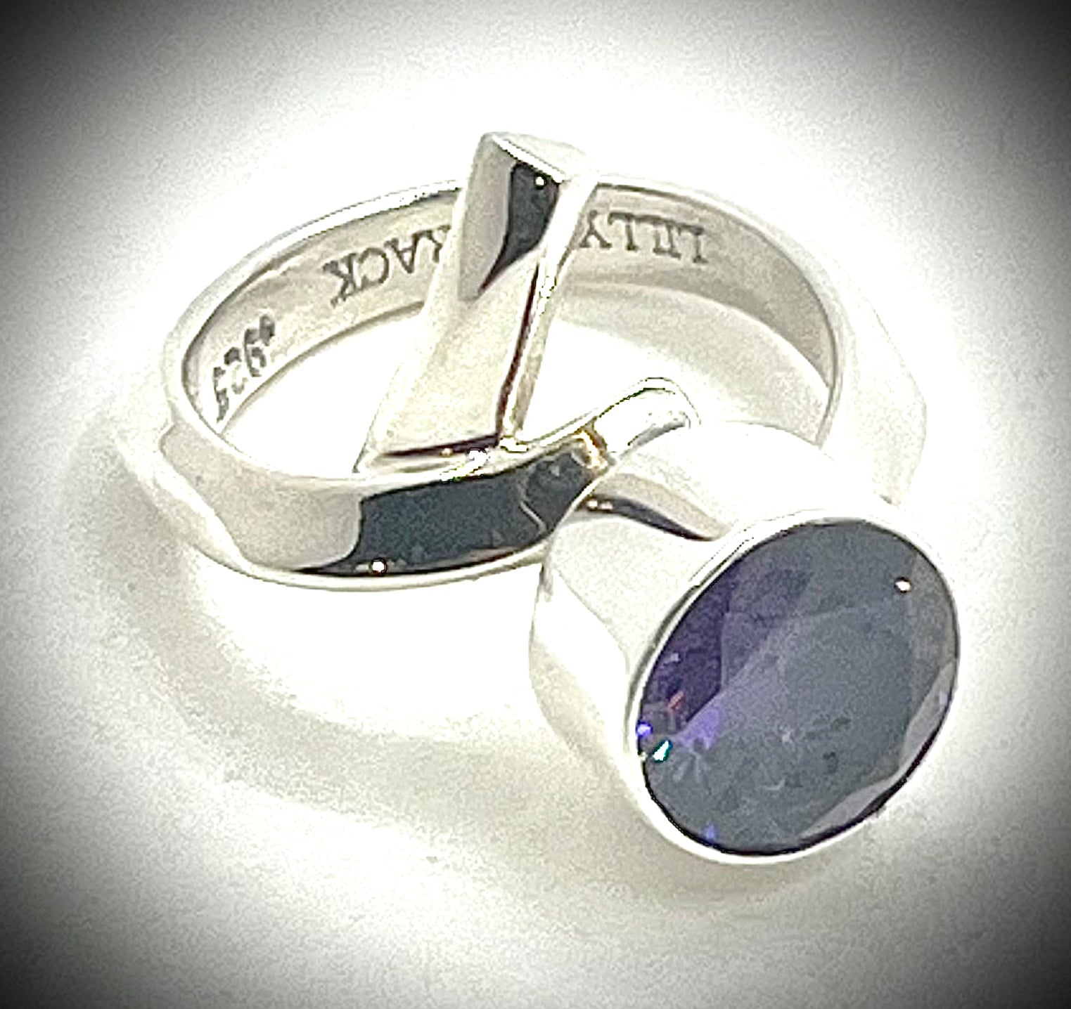 Solitaire Amethyst Ring