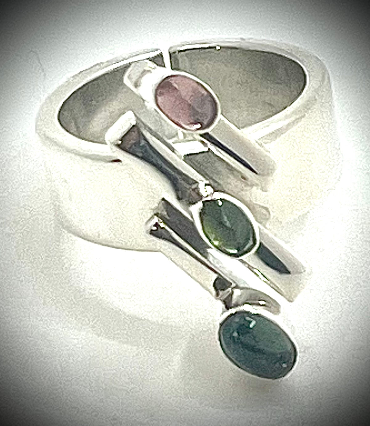 Triple Stack Tourmaline Ring