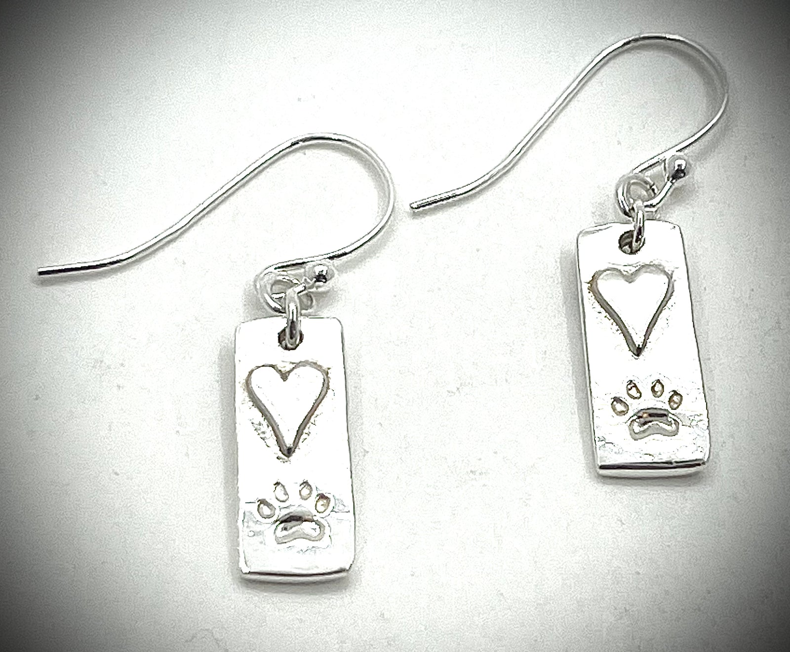 Heart and Paw Earrings
