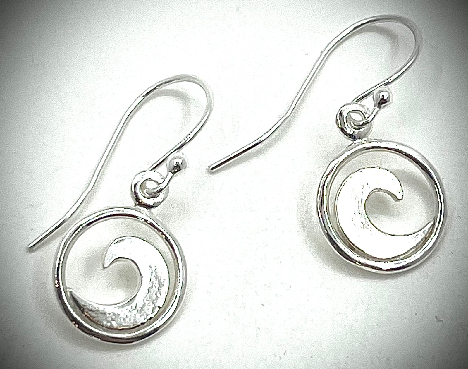 Small Wave Earrings