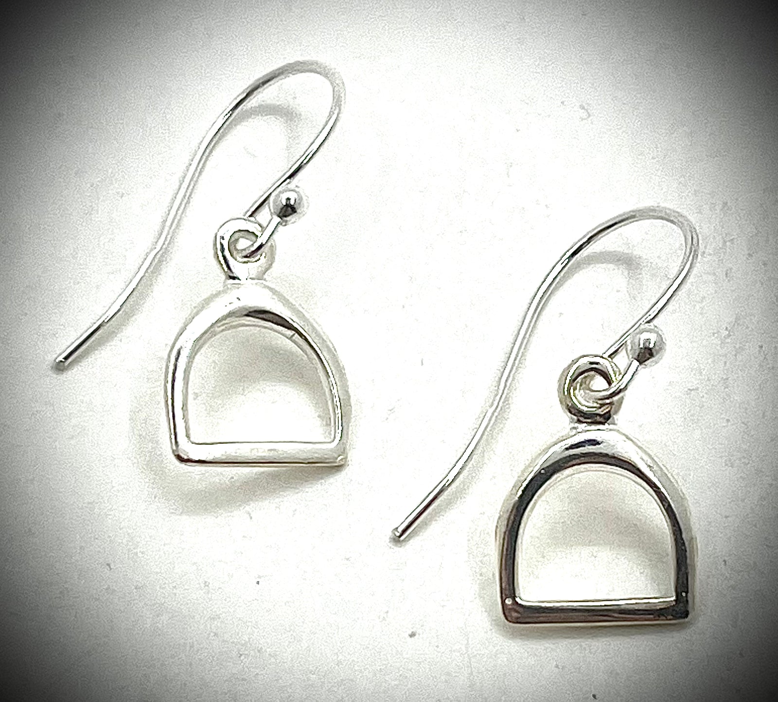 Sterling Stirrup Earrings