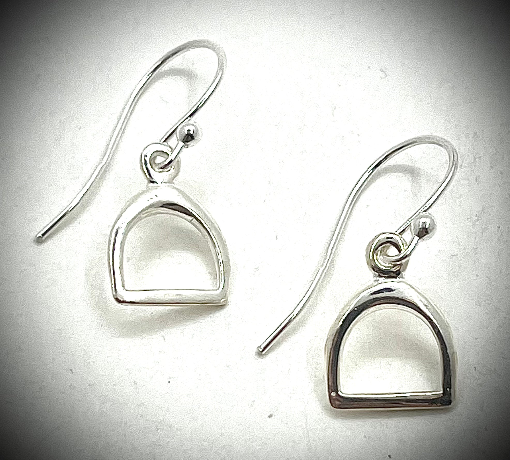 Sterling Stirrup Earrings