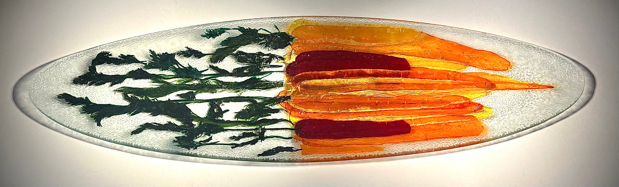Glass Oval Platter
