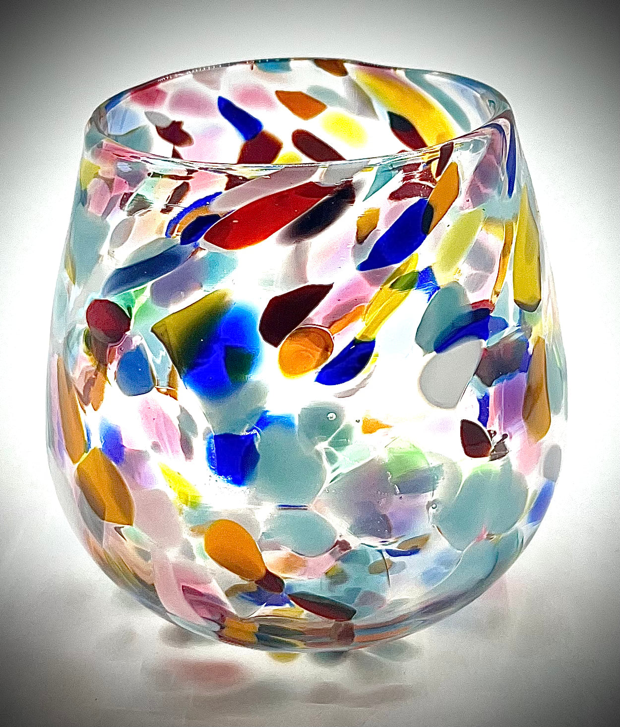 Multicolored Wine Tumbler