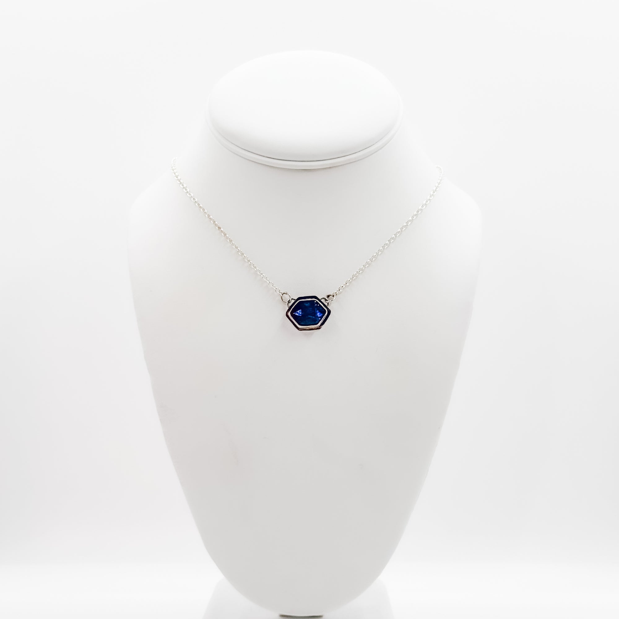 Aqua Kyanite Necklace