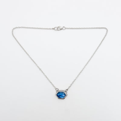 Aqua Kyanite Necklace
