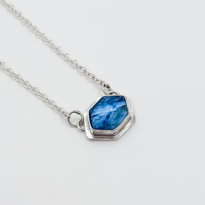 Aqua Kyanite Necklace