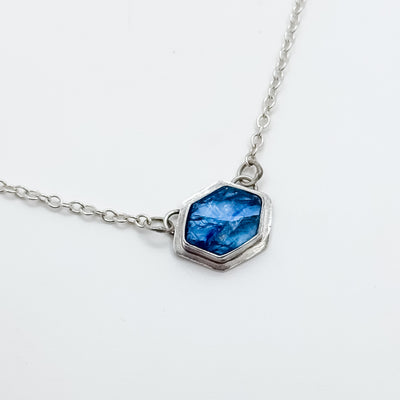 Aqua Kyanite Necklace