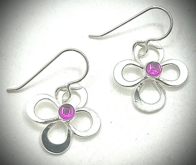 Small Daisy Drop Earrings
