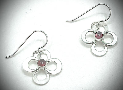 Small Daisy Drop Earrings