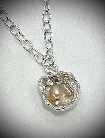 Long Raindrop Pearl Necklace