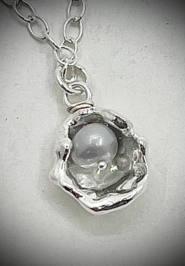 リュイ　パールネックレス　Rain drop Long Raindrop Pearl Necklace - Raiford Gallery Inc