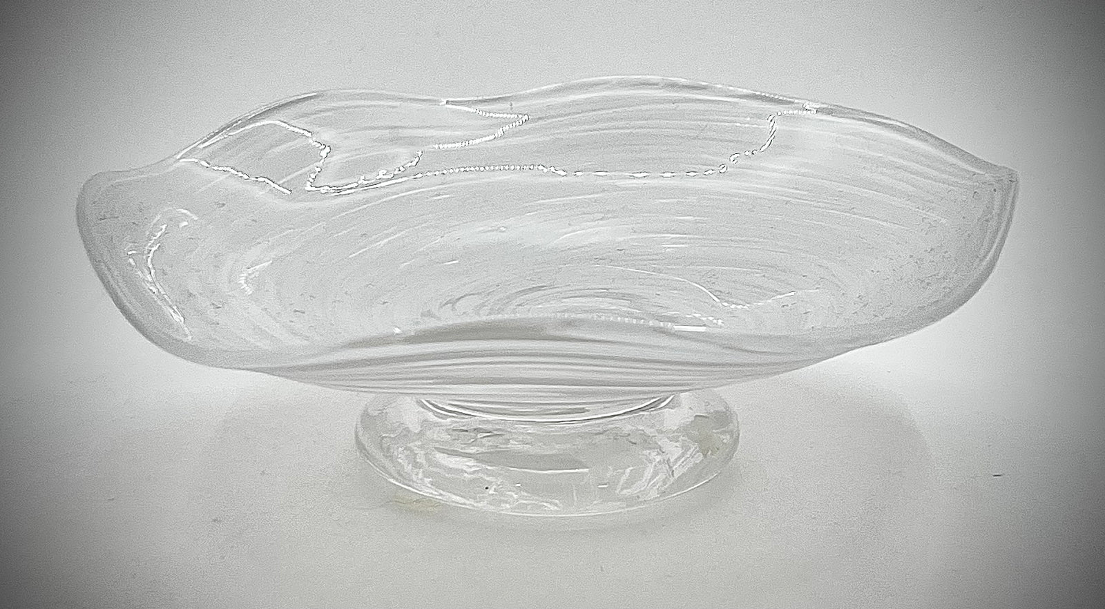 White Glass Dish