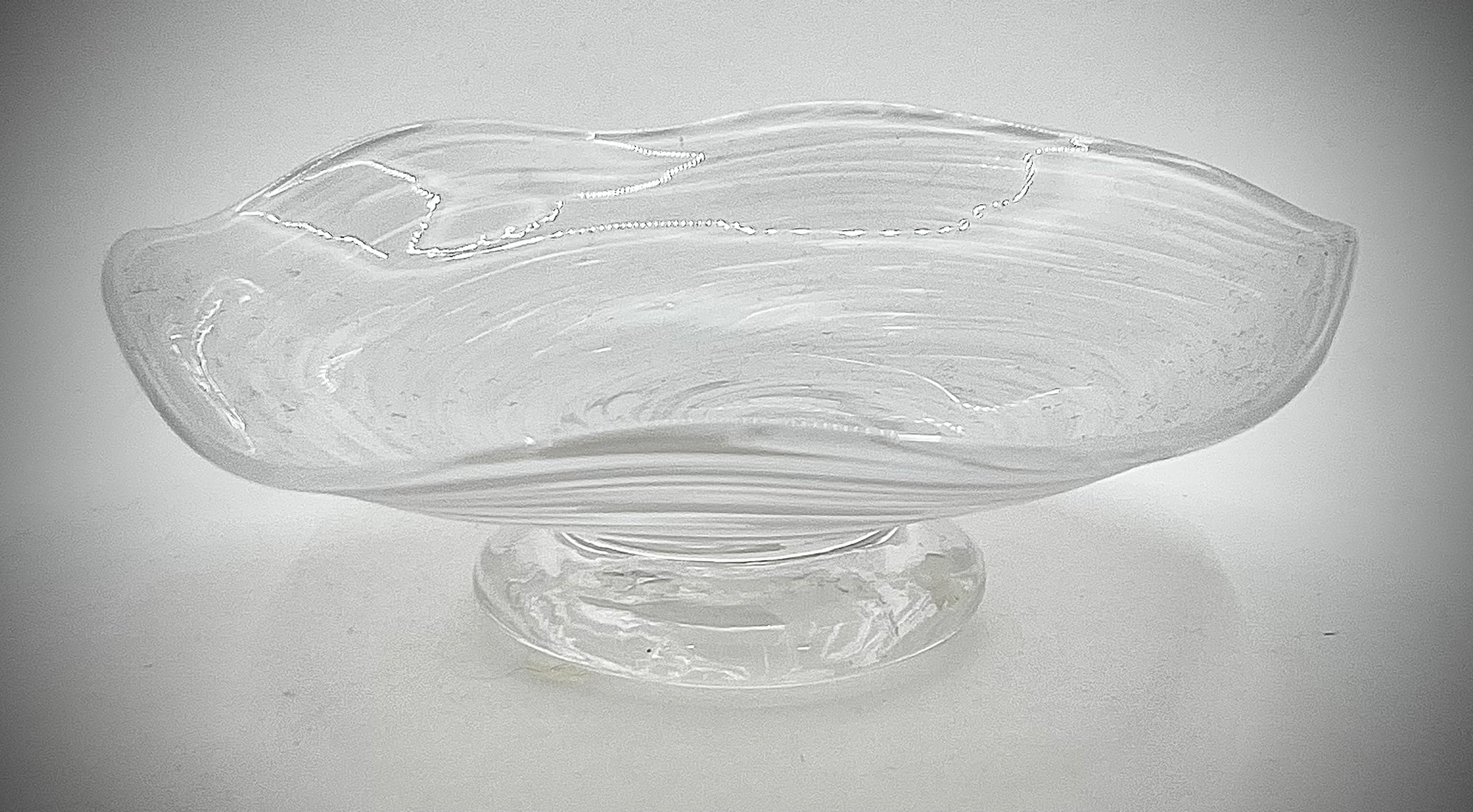 White Glass Dish