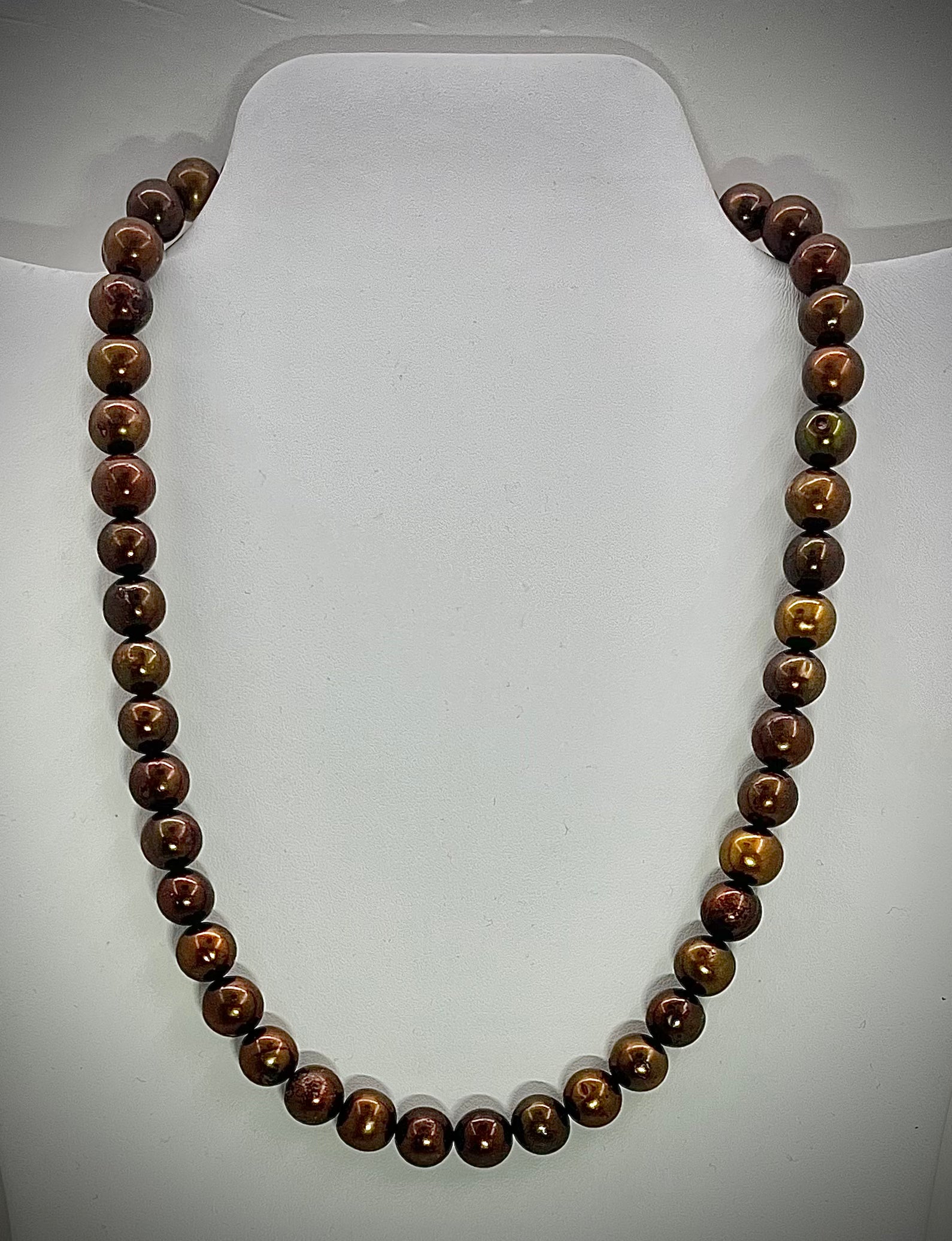 Copper Pearl Necklace