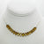 Bullseye amber quartz necklace