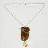 Cherry Creek Jasper with citrine necklace
