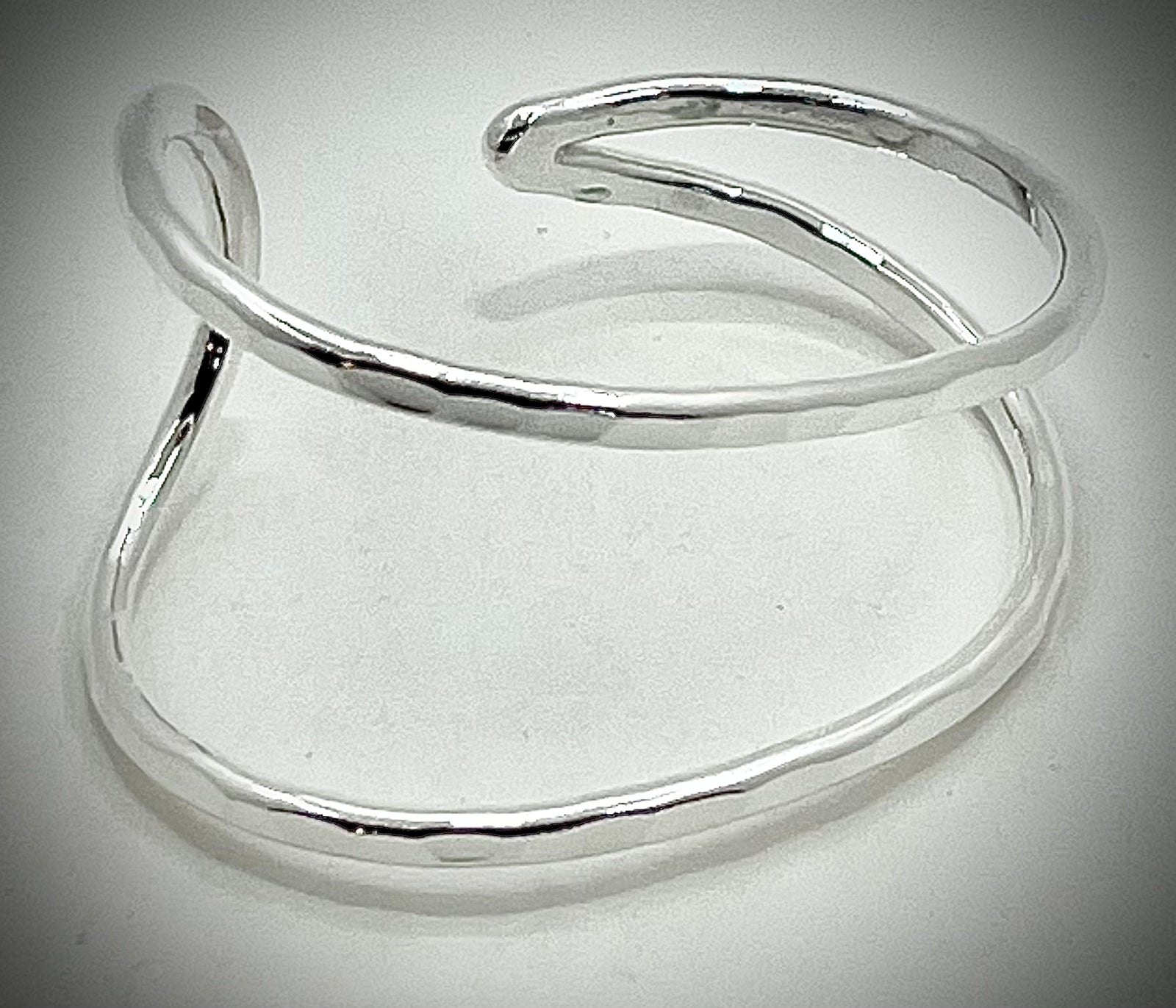 Silver Looped End Cuff