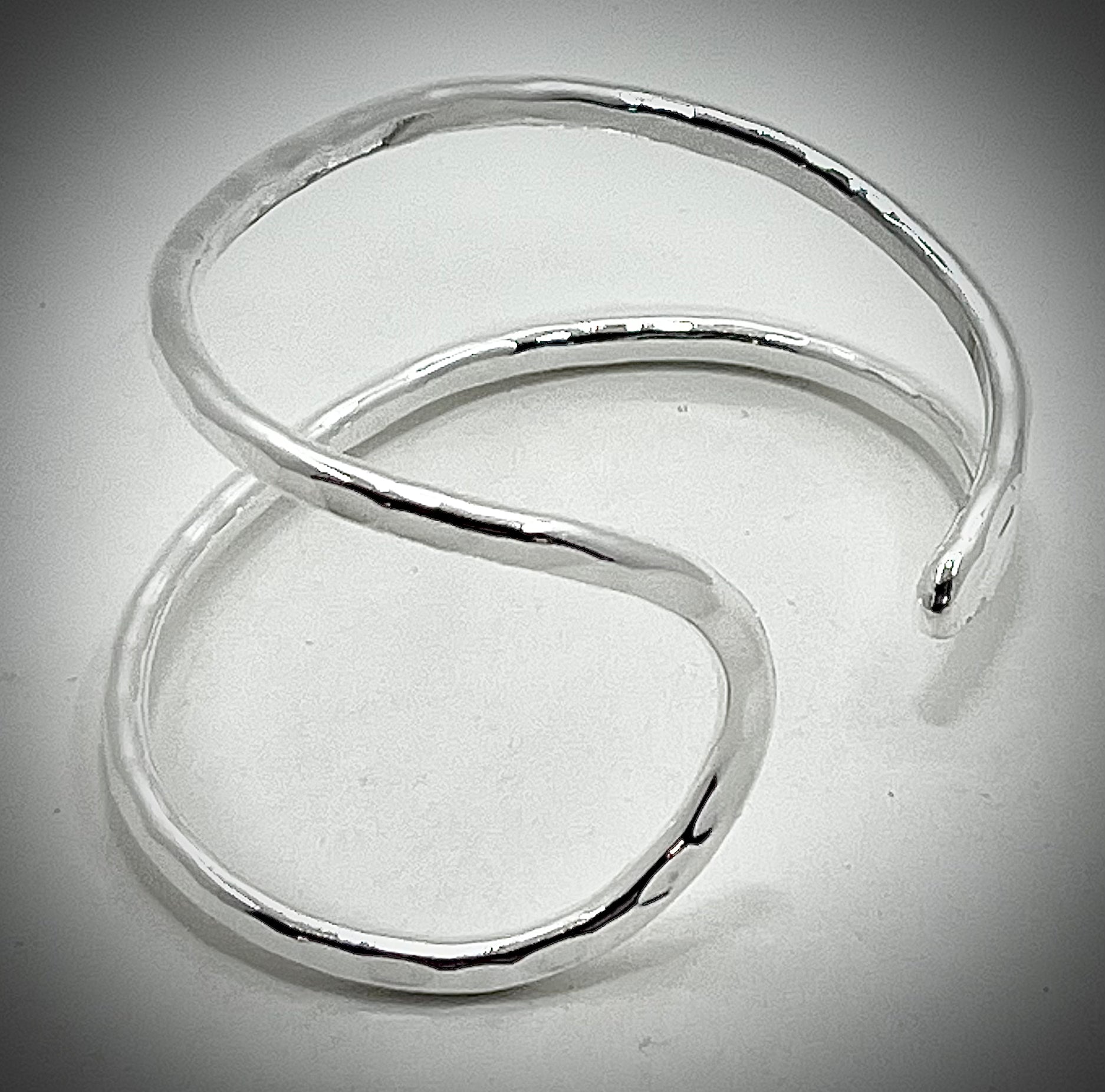 Silver Looped End Cuff