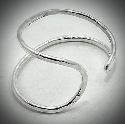 Silver Looped End Cuff