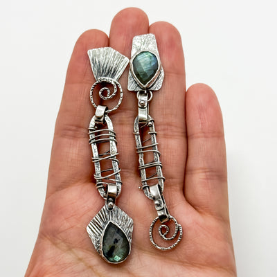 Valerian Dreams Labradorite earrings