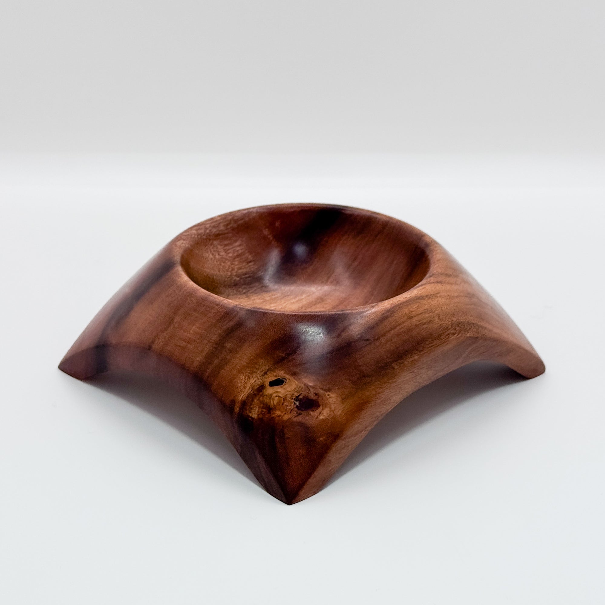 Mexican wood square bowl