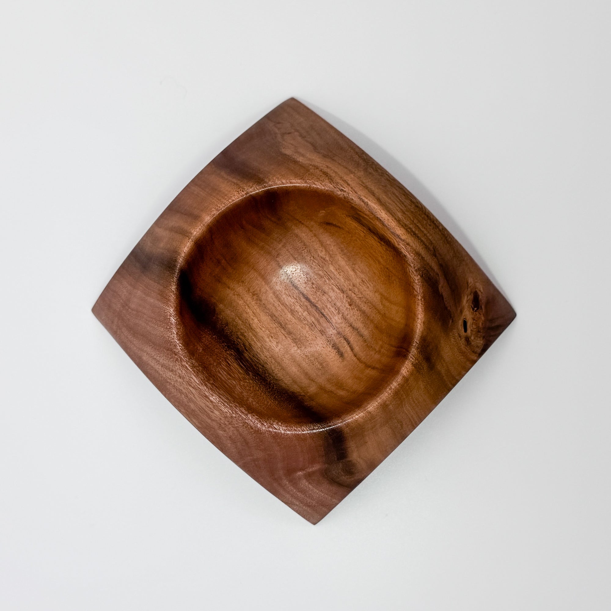 Mexican wood square bowl