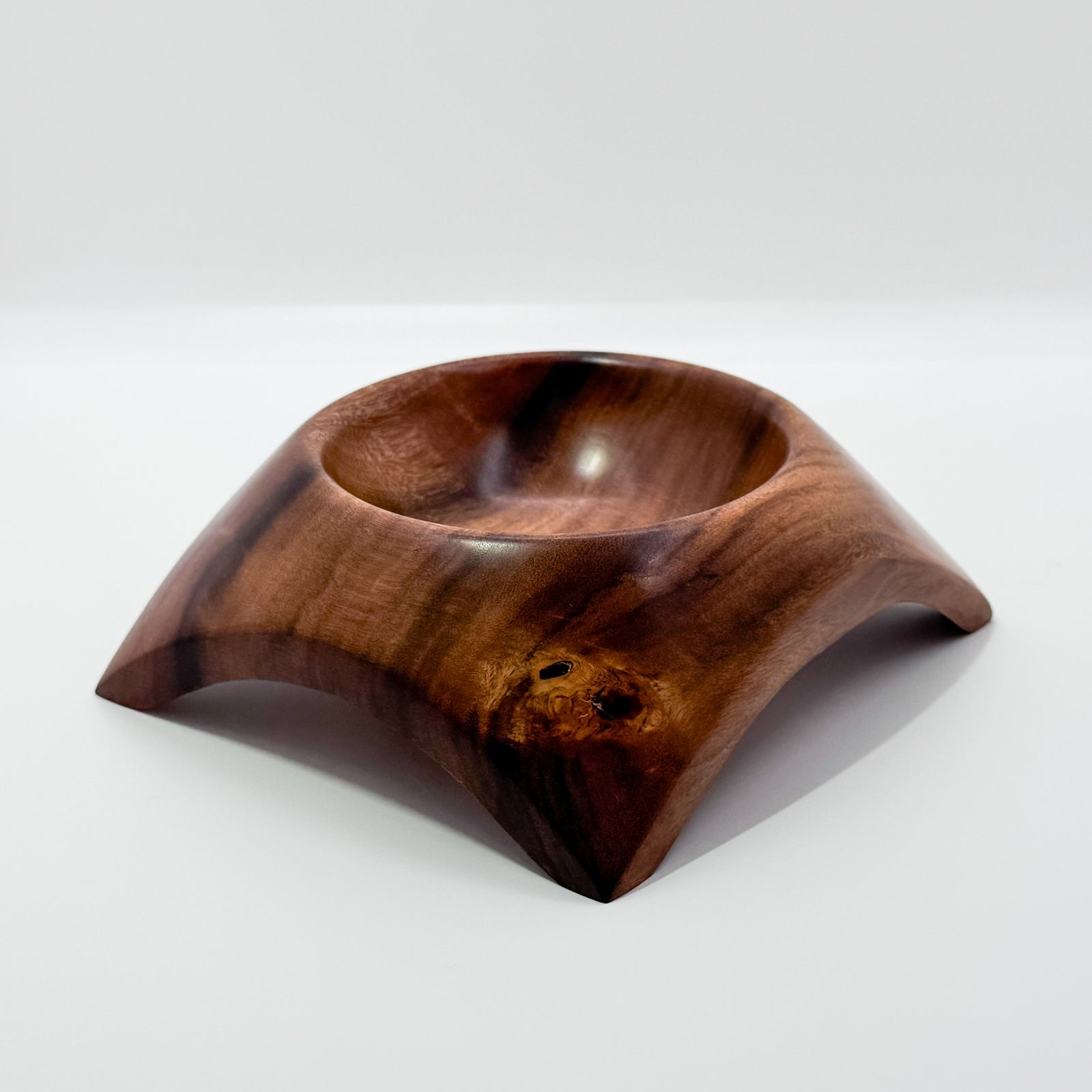 Mexican wood square bowl