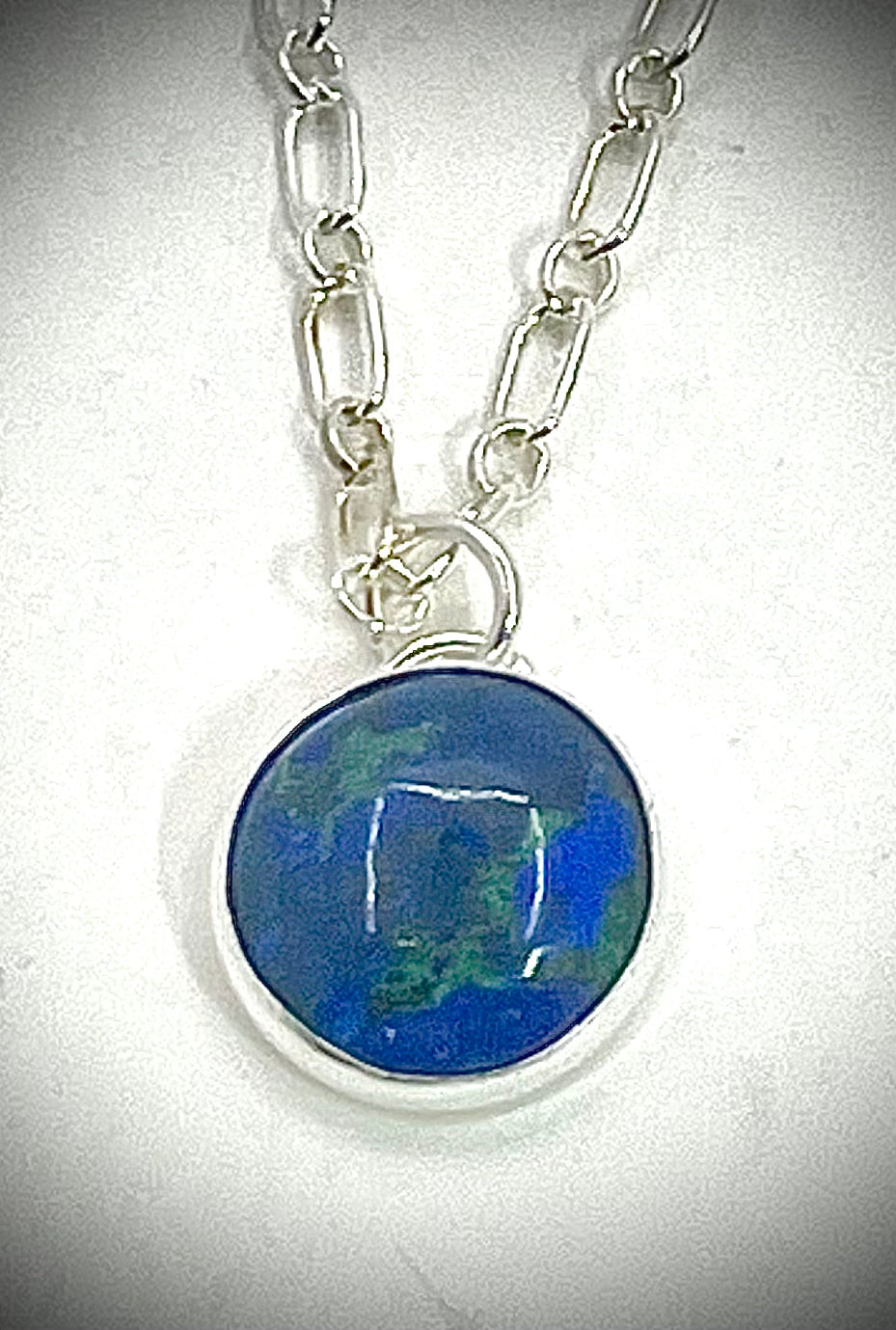 Azurite Malachite Pendant Necklace