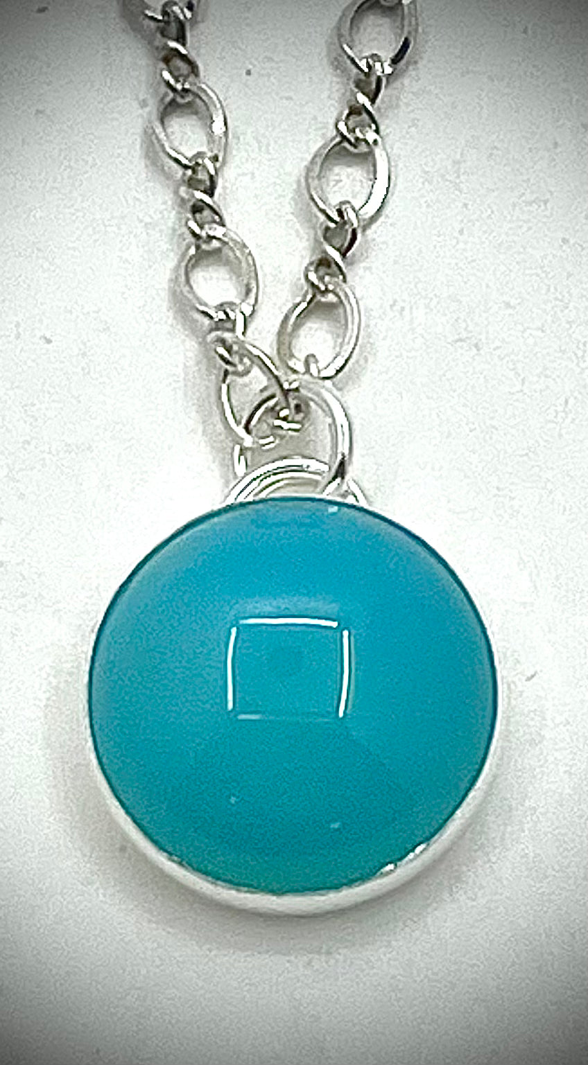 Chalcedony Pendant Necklace
