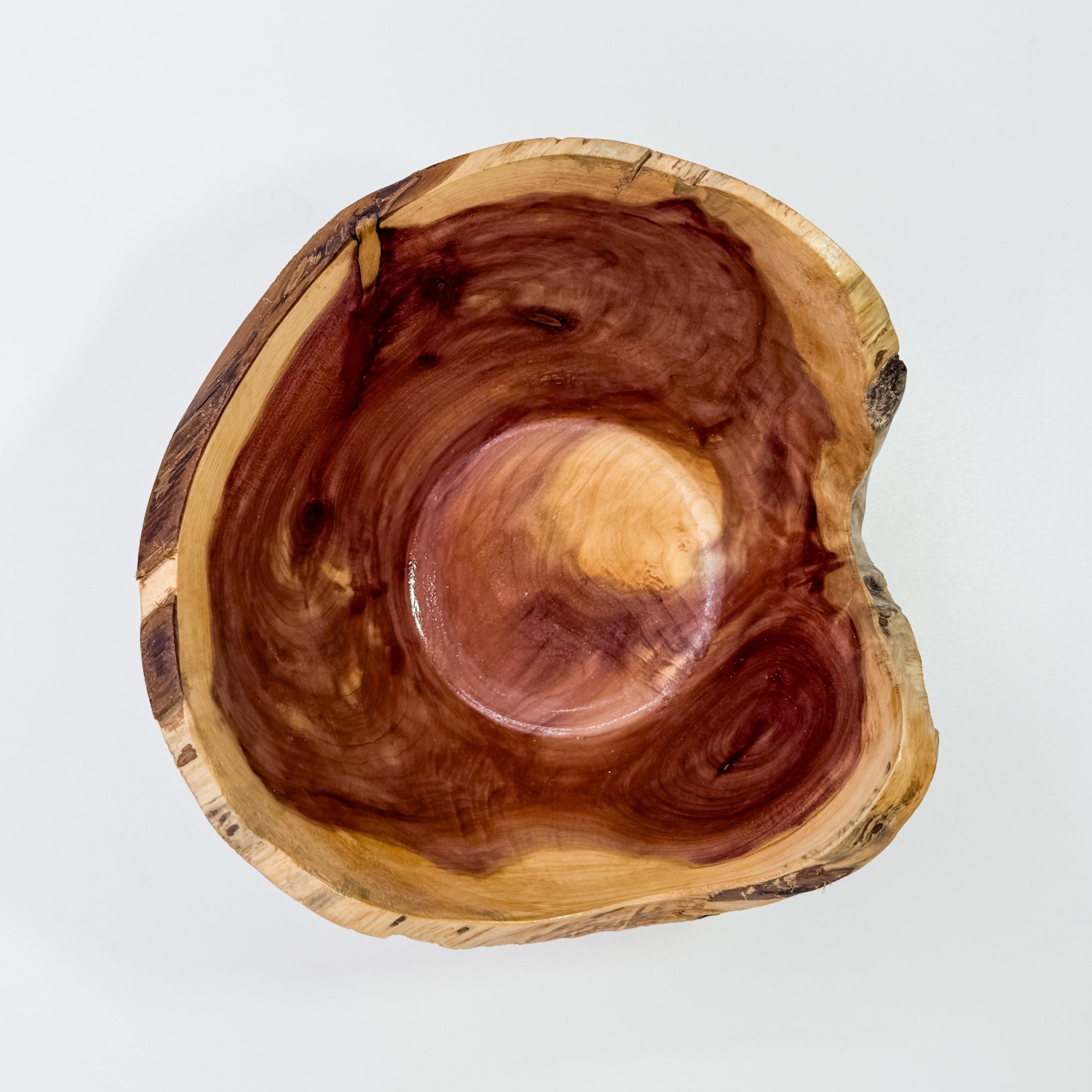 Natural Edge Cedar Bowl