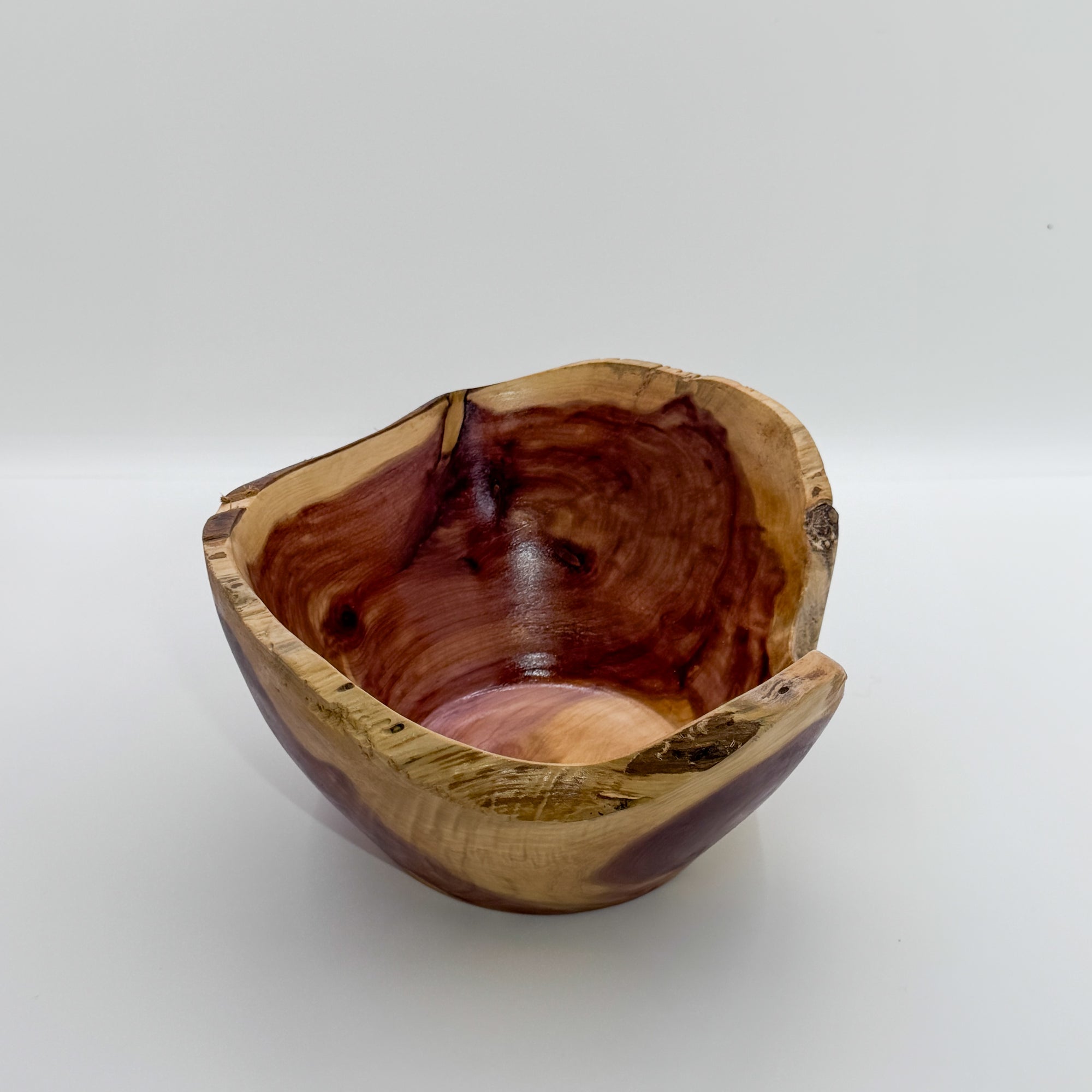 Natural Edge Cedar Bowl