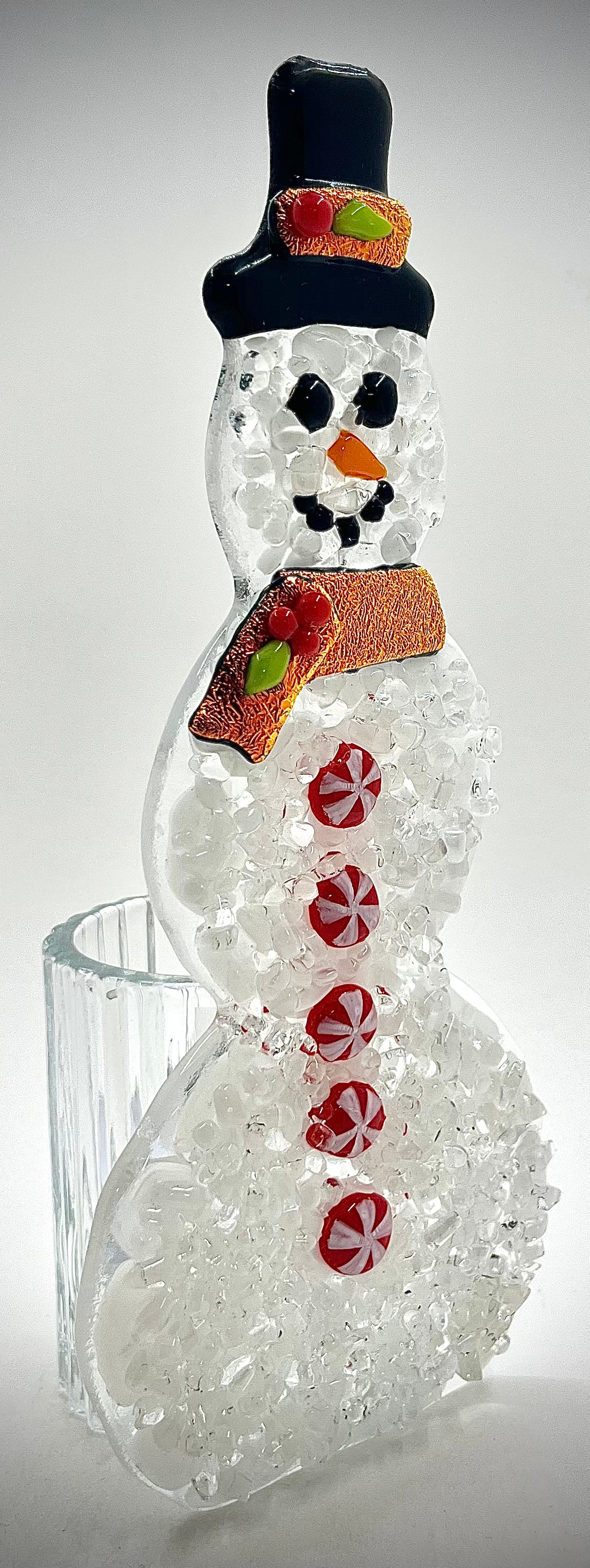 Snow People Candle Holders