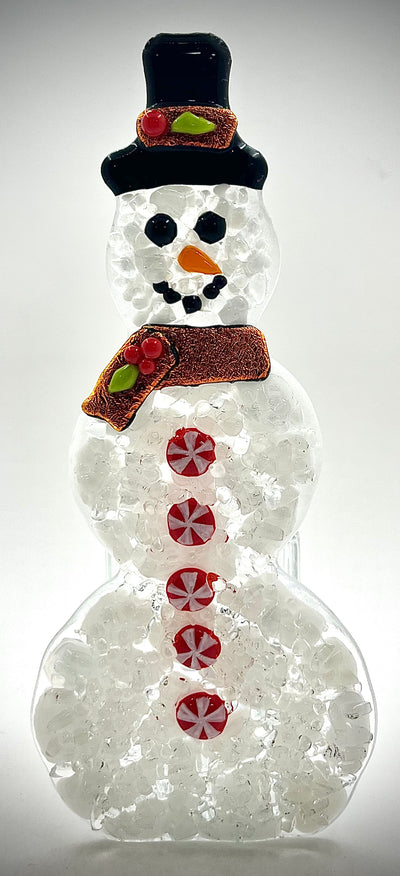 Snow People Candle Holders