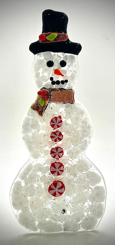 Snow People Candle Holders