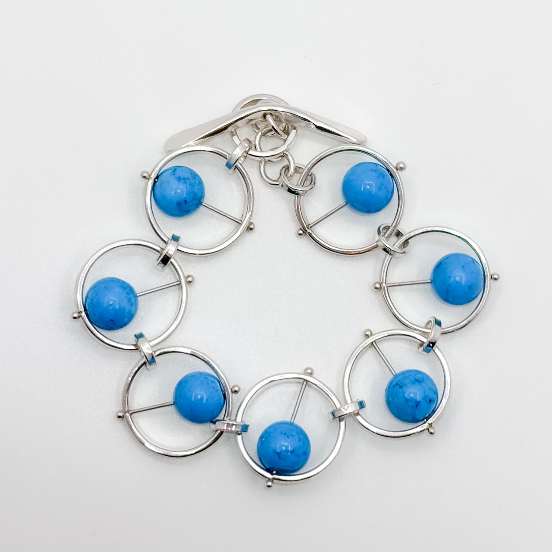 Not Naught round Turquoise bracelet