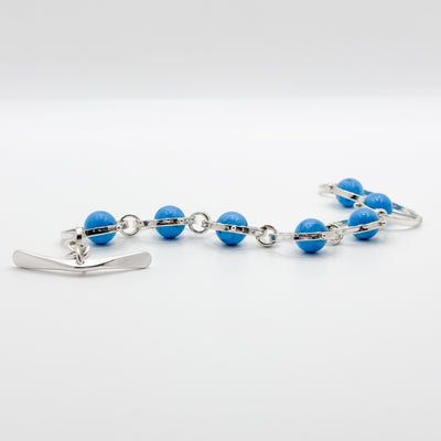 Not Naught round Turquoise bracelet