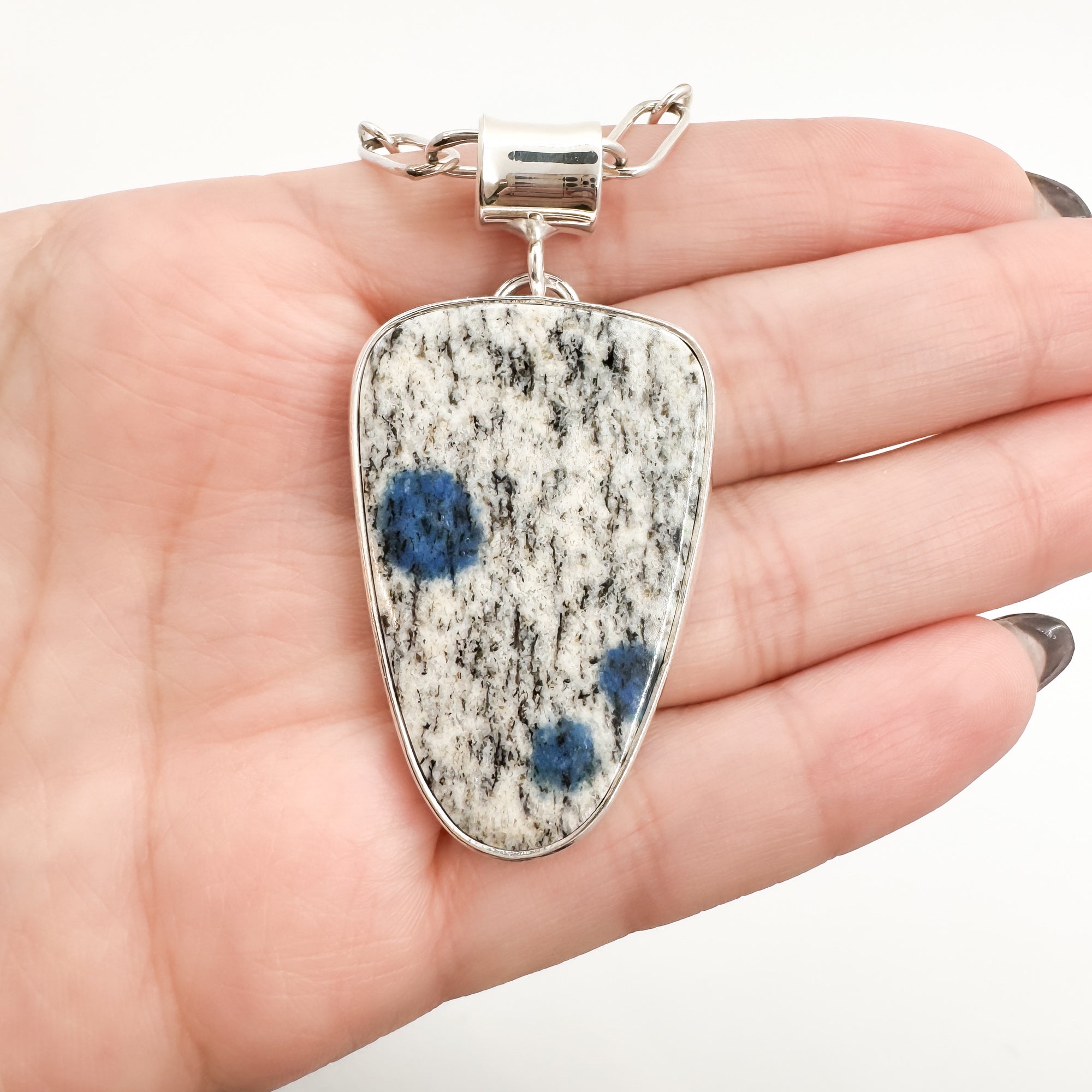 Azurite Granite Necklace