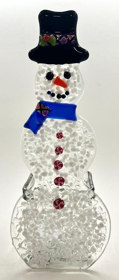 Snow People Candle Holders