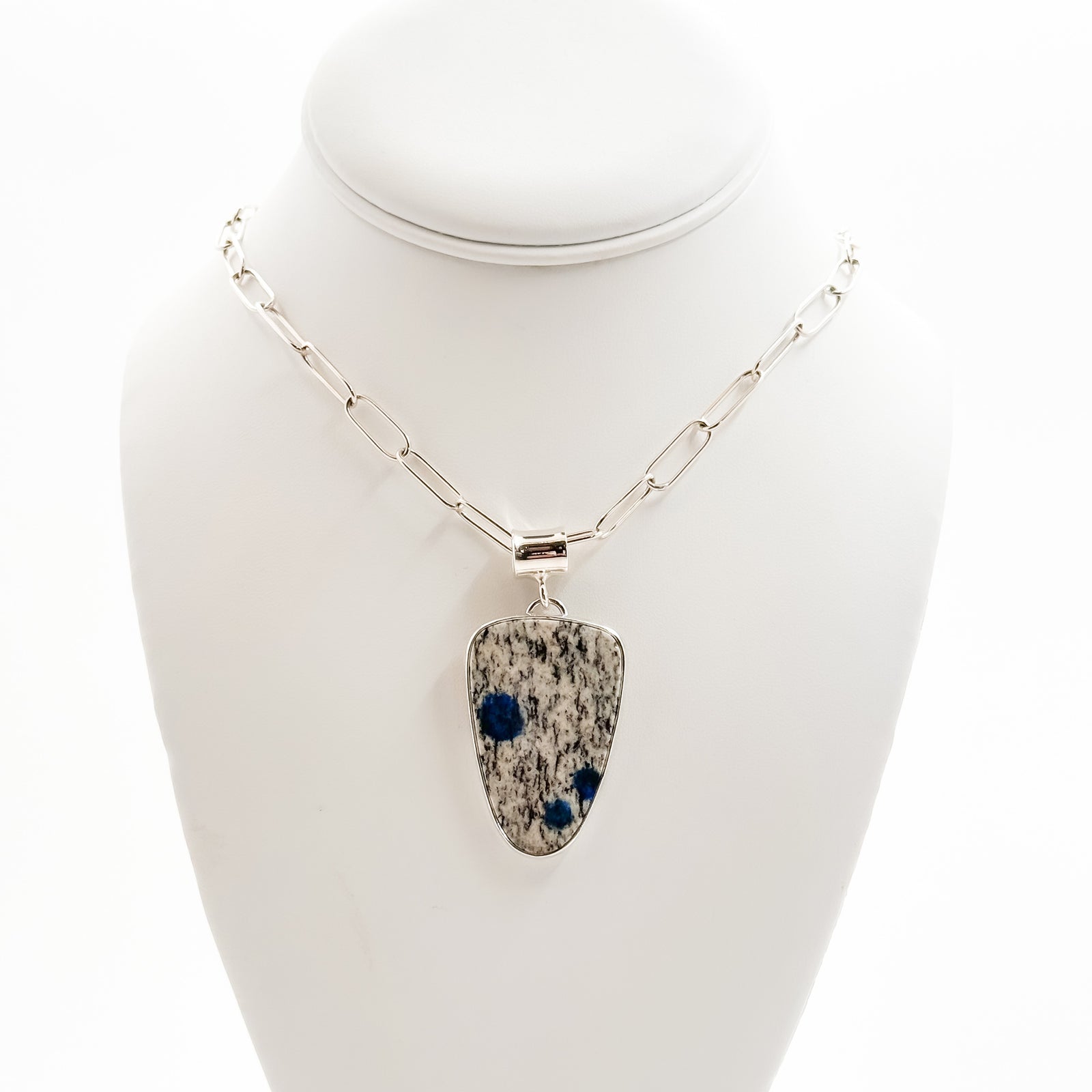 Azurite Granite Necklace