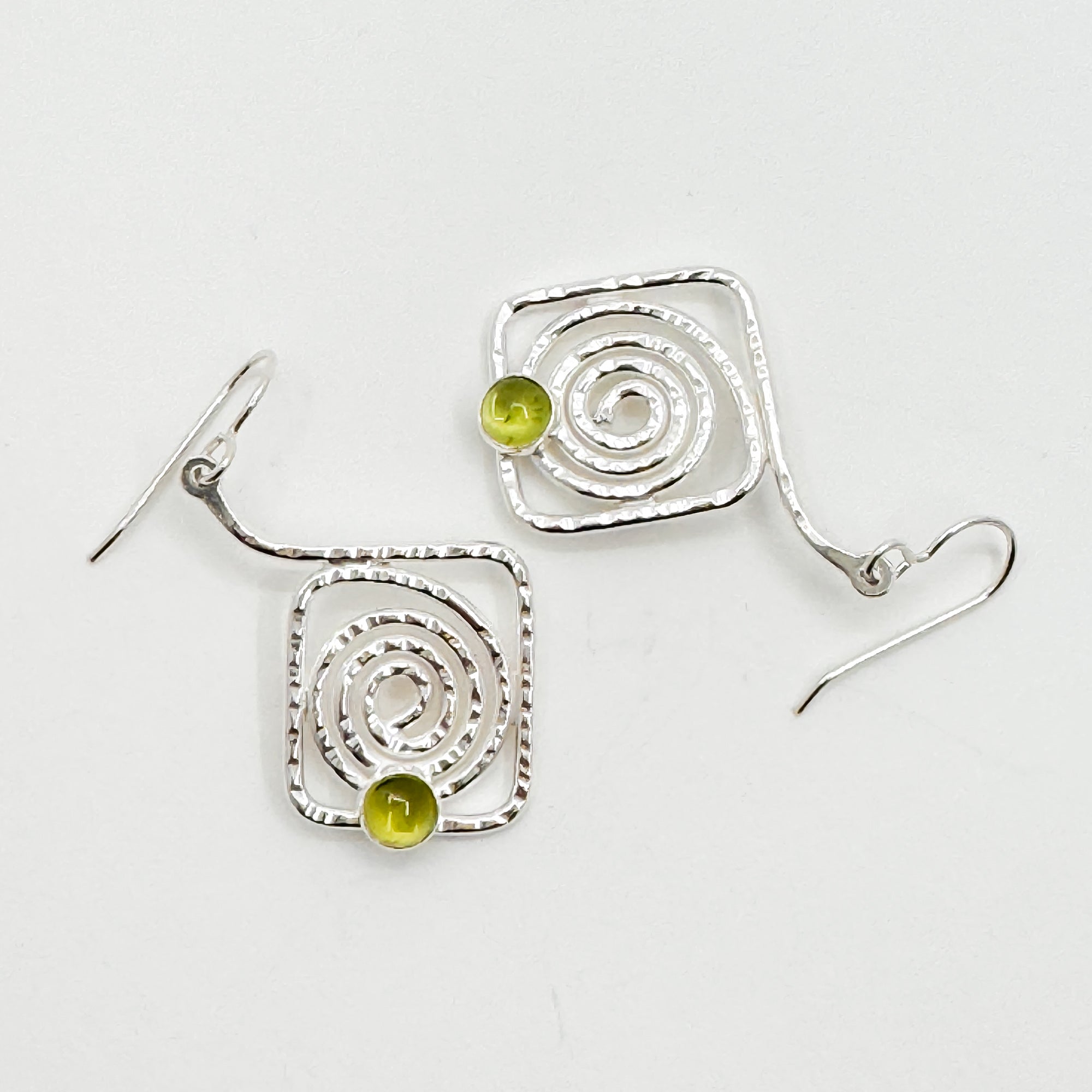 Sophisticated Squares with peridot