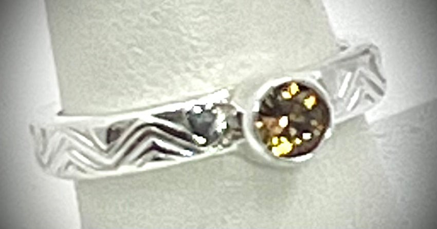 Autumn Zircon Solitaire Ring