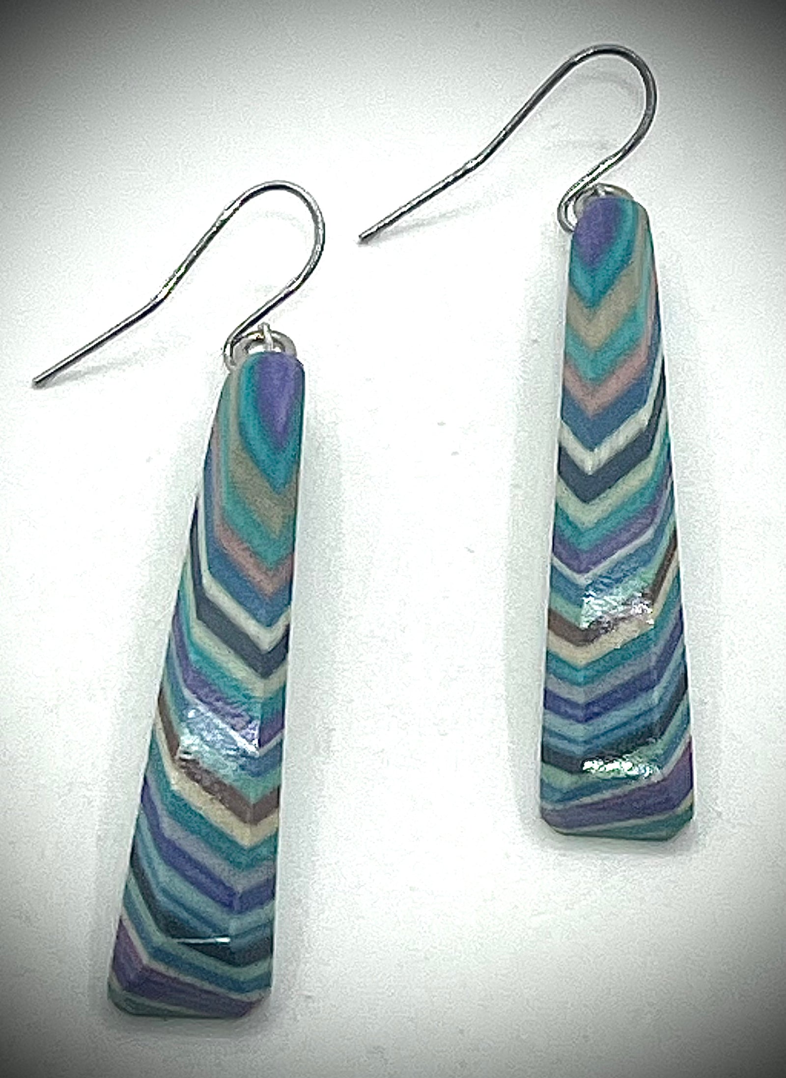 Long Triangle Earrings