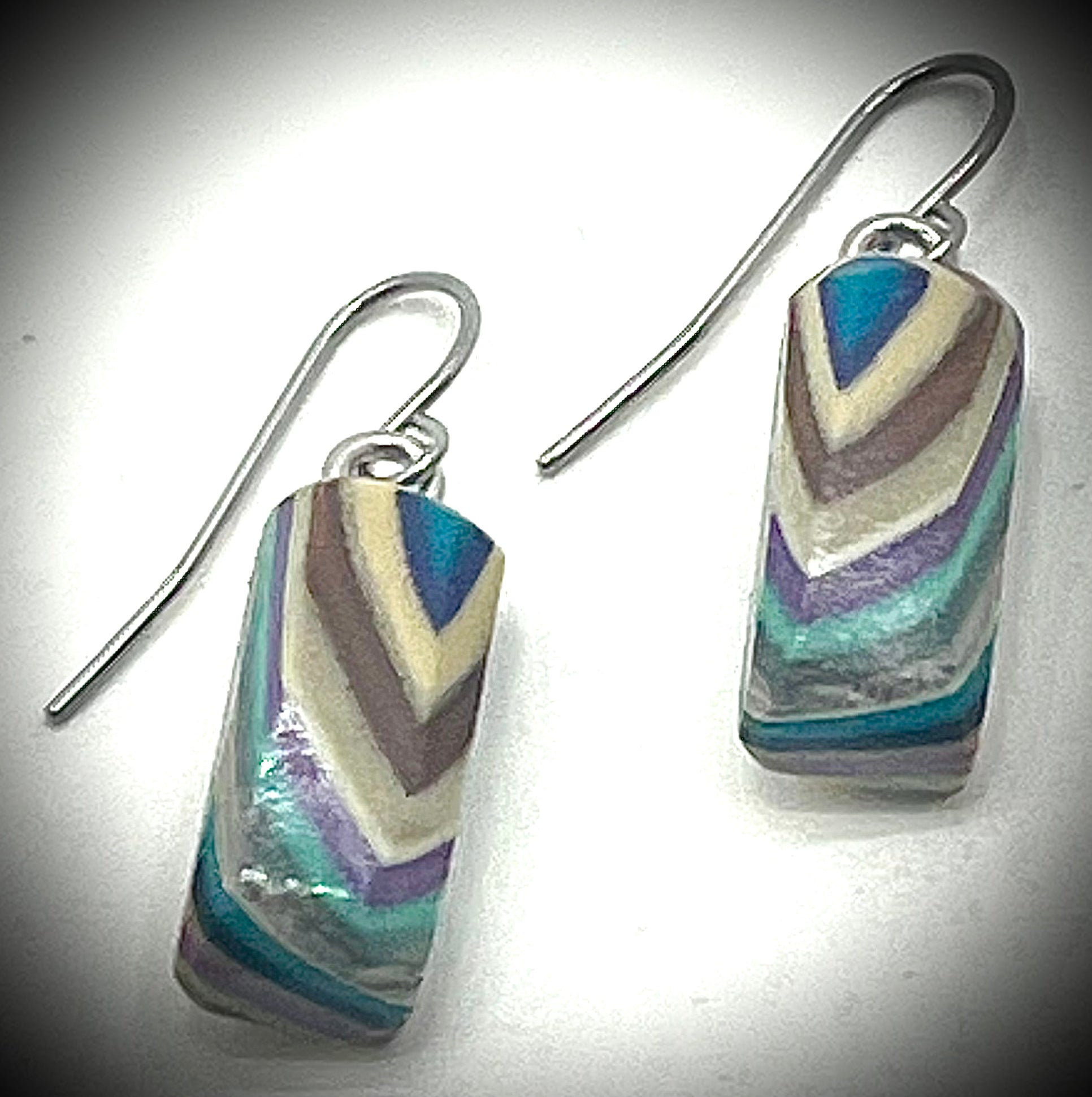 Tiny Rectangle Earrings