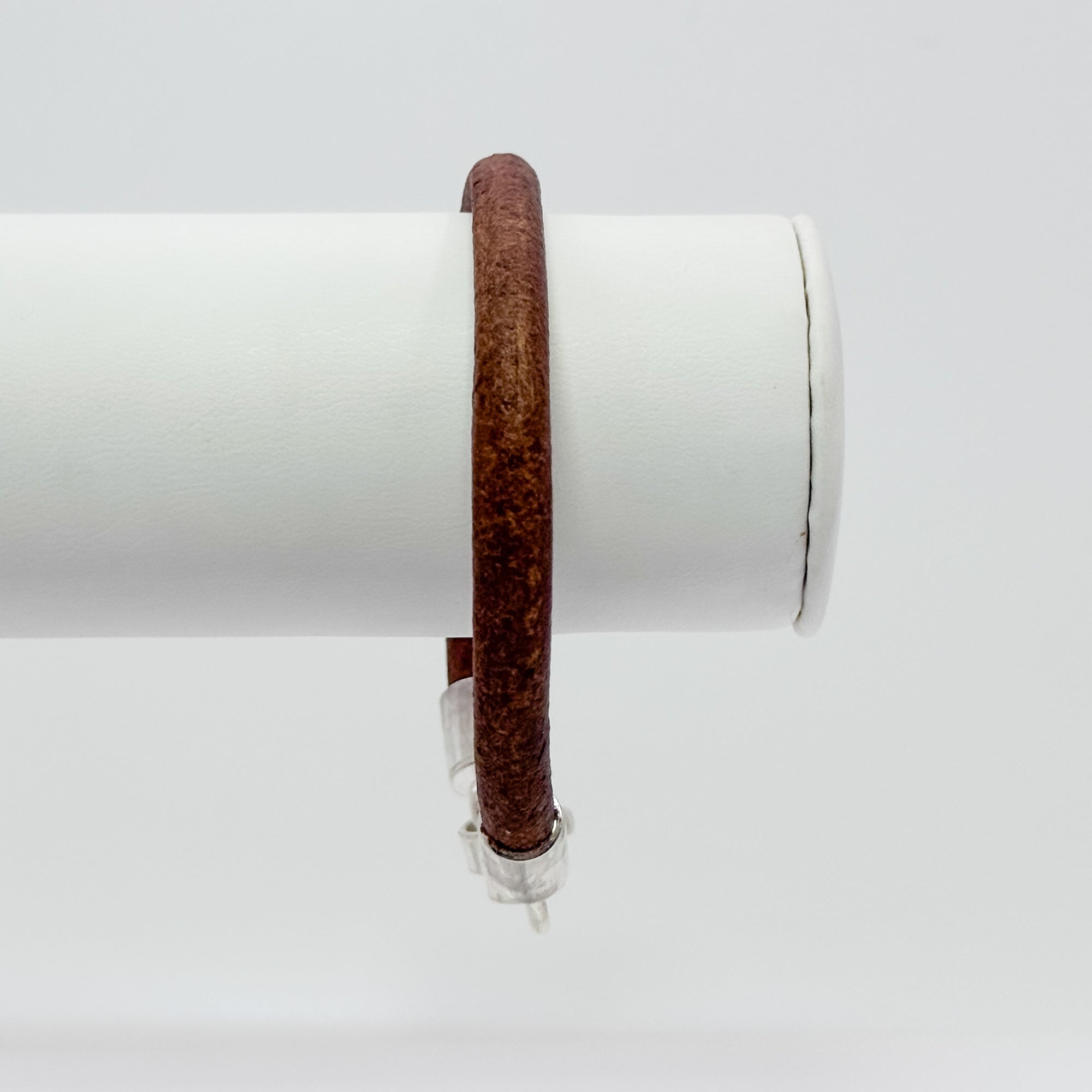 Brown leather cord bracelet