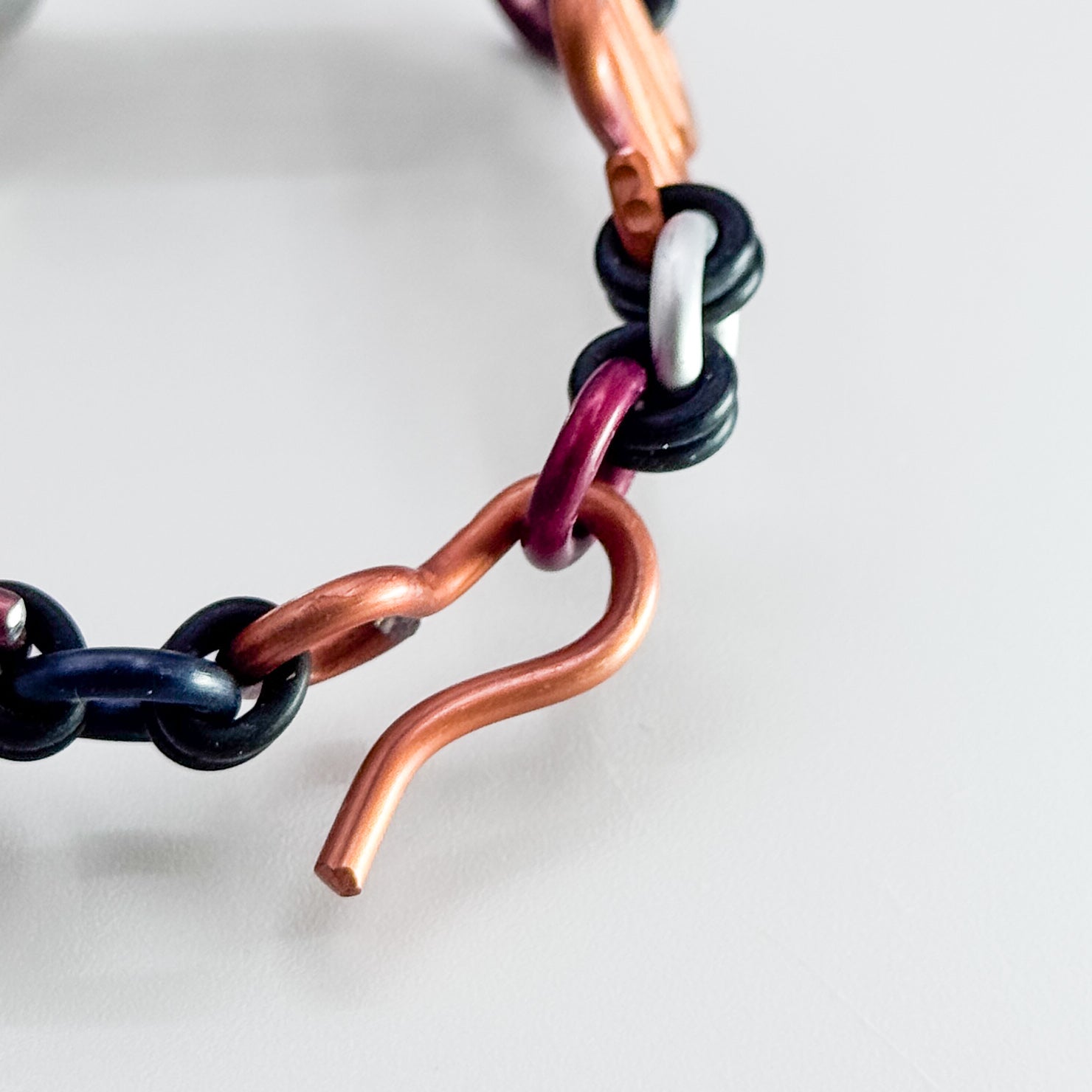 WT1 Square watch face on aluminum band