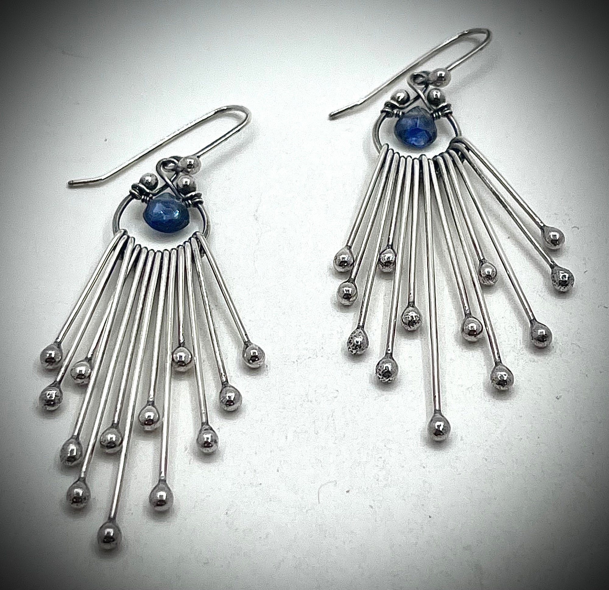 London Blue Topaz Matchstick Earrings