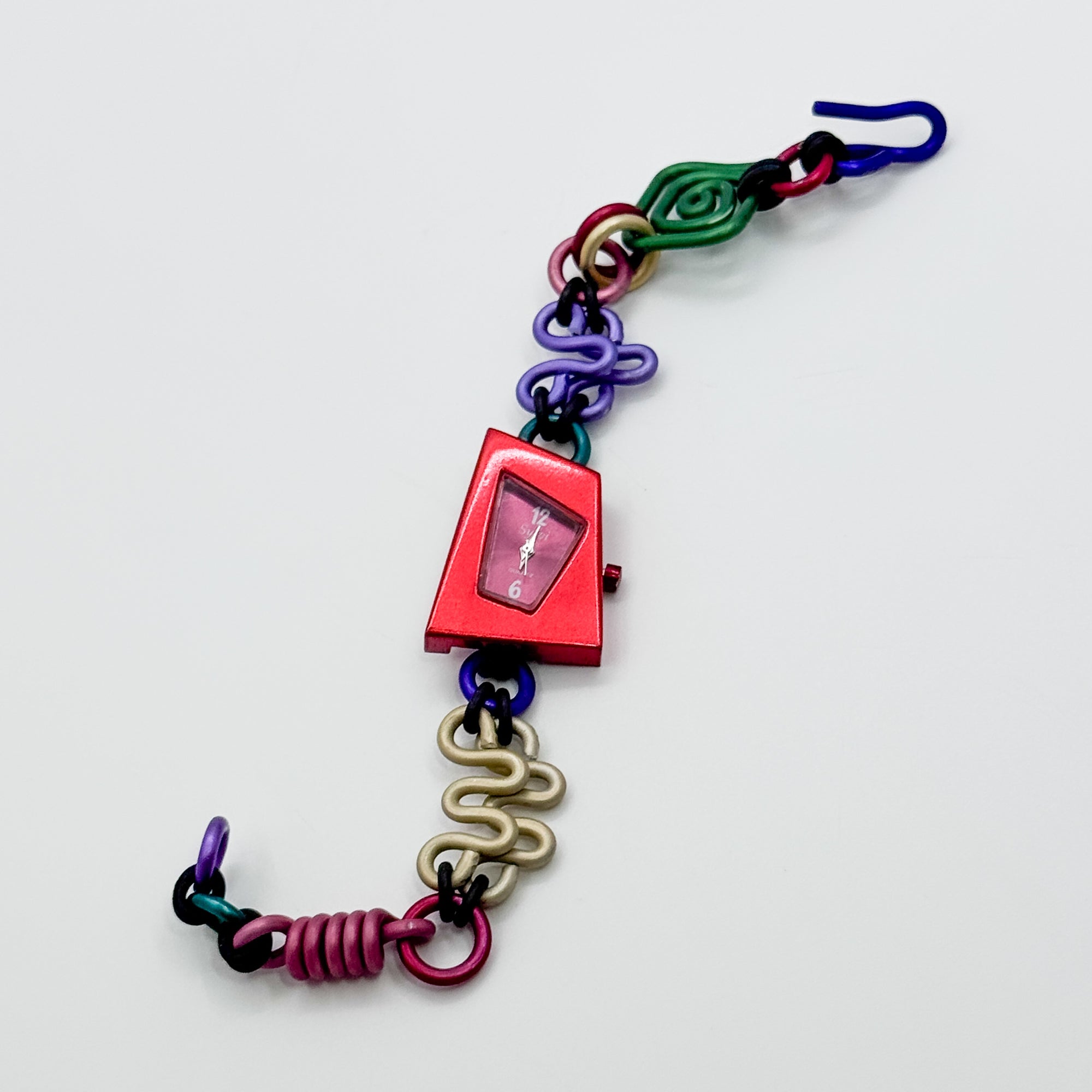 WT3 Rectangle watch face on aluminum band