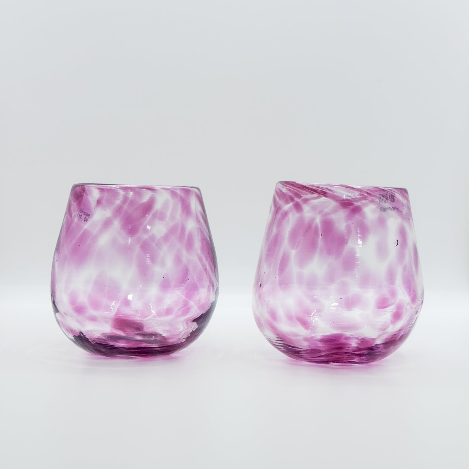 Stemless Wine Glass in heliotrope